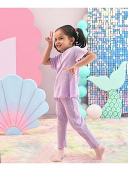 Mi Arcus - Baby Girl Slumber Top & Pyjama Purple (Set of 2)