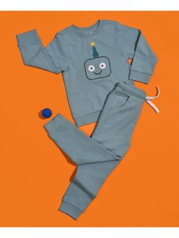 Mi Arcus - Frostyz Boys Cool Knitted Sweatshirt Jogger (Set of 2)