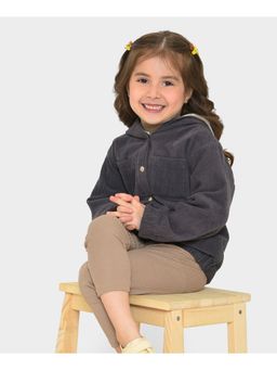 Mi Arcus - Corduroy Hooded Jacket for Kids