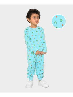 Mi Arcus - Kids Printed Drop Needle Blue Slumber (Set of 2)