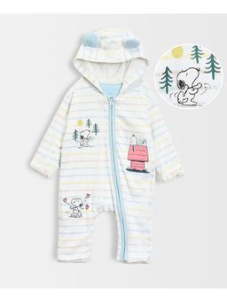 Mi Arcus - Peanuts Printed Hooded Jumpsuit for Kids