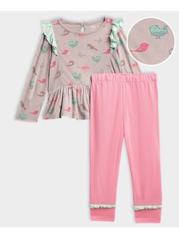 Mi Arcus - Baby Girl Peplum Top & Legging (Set of 2)