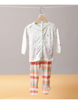Mi Arcus - Baby Boy Whale Print Full Sleeve Bambino (Set of 2)