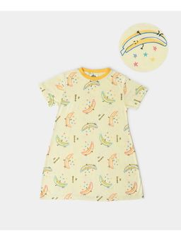 Mi Arcus - Baby Girl Nightgown- Yellow