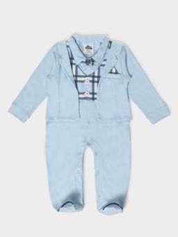 Mi Arcus - Infants Cotton Blue Sleepsuit