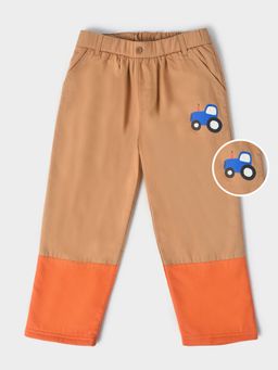 Mi Arcus - Kids Relaxed Mid Rise Plain Cotton Trouser