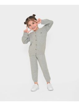 Mi Arcus - Kids Woven Round Neck Long Sleeve Pure Cotton Winter Set (Set of 2)