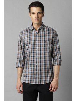 Louis Philippe - Men Multi Slim Fit Check Full Sleeves Casual Shirt