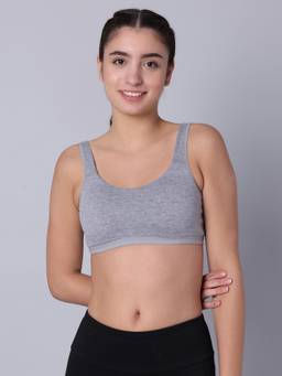 Sillysally - Grey Padded Bra