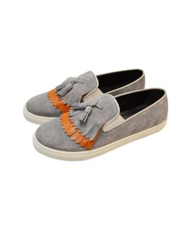 SHUTIQ - Suede Kiltie Fringes Snekar