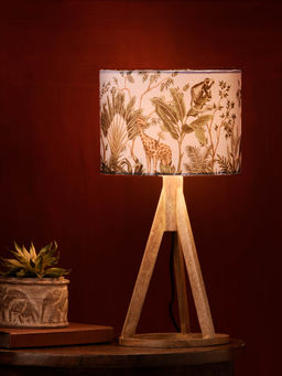 Green Girgit - Jungle Trio Wooden Lamp