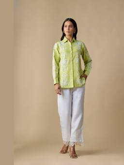 Linera - Green Embellished Pant Sets