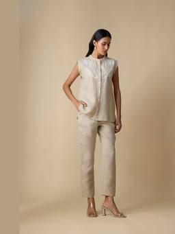 Linera - Beige Linen Co-Ord Sets