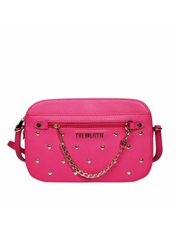 THE HOLISTIK - Bonita Party Sling Bag For Women | Crossbody Bag | Yellow | Pink (M)