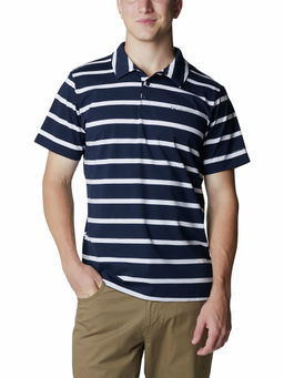 Columbia - Mens Navy Omni-Wick Sun Trek Polo Tshirt