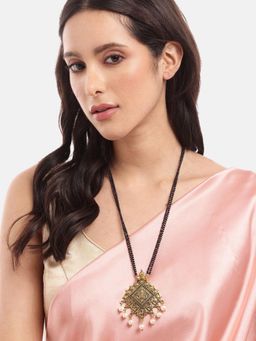 Digital Dress Room - Laxmi/Peacock Pendant Long Mangalsutra