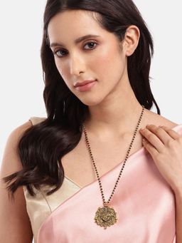 Digital Dress Room - Lord Ganesha Pendant Long Mangalsutra