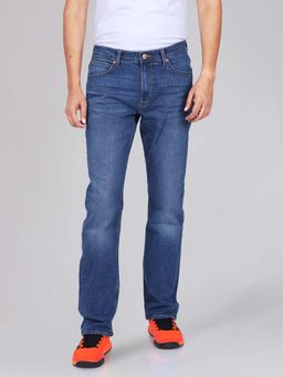 Lee - Men Blue Rodeo Straight Fit Mid Rise Jeans