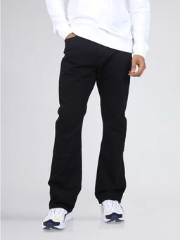 Lee - Men Black Trenton Boot Cut Fit Mid Rise No Fade Jeans