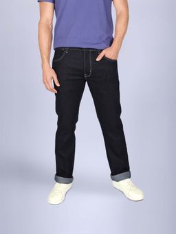 Wrangler - Men Blue Millard Comfort Fit Mid Rise No Fade Jeans