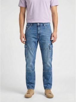 Lee - Men Blue Mick Straight Fit Mid Rise Heavy Fade Jeans