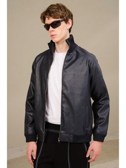 Bonkers Corner - Men Black Leather Jacket