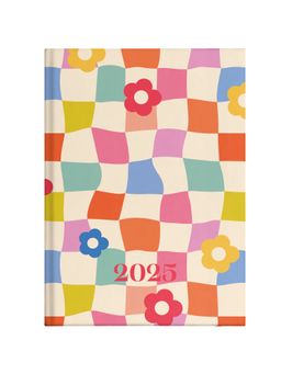 Happywagon - 2025 Checkered Hardbound Planner