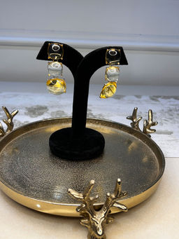 BEAUTY SPOT JEWELLERY - Golden Yellow 3 Tier Drops