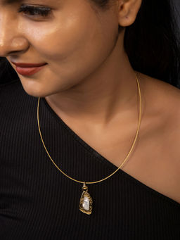 BEAUTY SPOT JEWELLERY - White Gem Chain Necklace