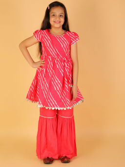 Lil Drama - Girls Kurta Sharara (set Of 2)