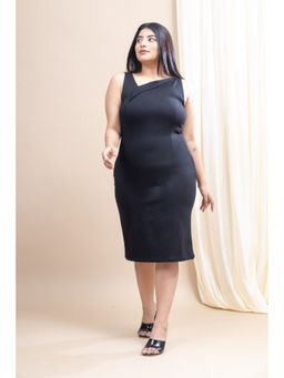 Mamicha - Moonbeam Sleeveless Bodycon Black Dress