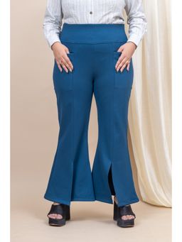 Mamicha - Queen Bee High Waist Blue Trouser