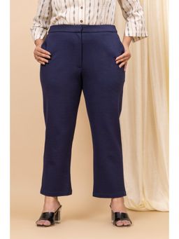 Mamicha - Sassy Navy Blue Trouser With Pockets