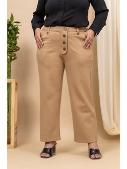 Mamicha - Work-It Office Wear Beige Trouser