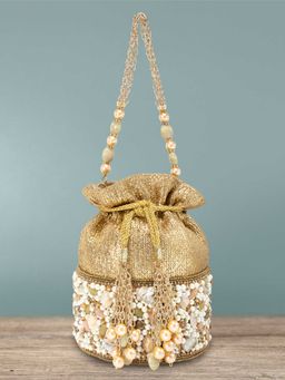 Peora - Potli Bags For Women Evening Bag Clutch Ethnic Bride Purse With Drawstring (P19G)