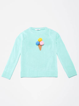 Nautinati - Blue Printed Sweater