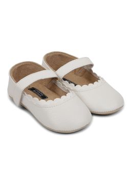 Little Hip Boutique - PU Anti-Slip Ballerina White