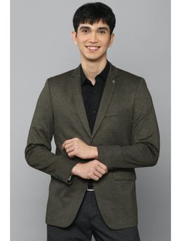 Allen Solly Textured Olive Blazer