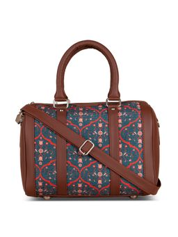 Zouk - Womens Handcrafted Vegan Printed Jaali Motif Handbag