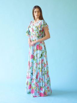 MONK & MEI - Juliette Blue Dress