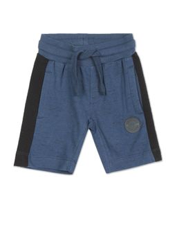 U.S. POLO ASSN. - Boys Blue Mid Rise Heathered Shorts