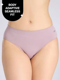 Nykd by Nykaa - Adapt360° Seamless Hipster Panty with No-Roll, Dig-Free Fit & Cotton Gusset NYP410 Lavender