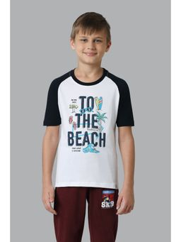 Van Heusen - Boys Smart Tech & Easy Stain Release T-Shirt - White