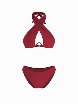 Cider - Miss Independent Cut-Out Underwire Bikini Set