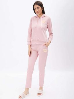Sweet Dreams - Women Pink Solid Tracksuit