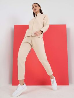 Sweet Dreams - Women Beige Solid Tracksuit