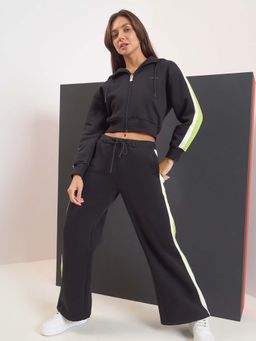 Sweet Dreams - Women Black Solid Tracksuit