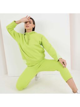 Sweet Dreams - Women Green Solid Tracksuit