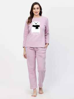 Sweet Dreams - Women Lavender Printed Tracksuits