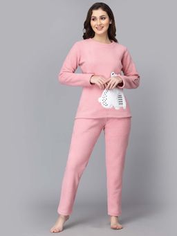Sweet Dreams - Women Pink Printed Tracksuits